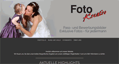 Desktop Screenshot of fotostudio-kreativ.de